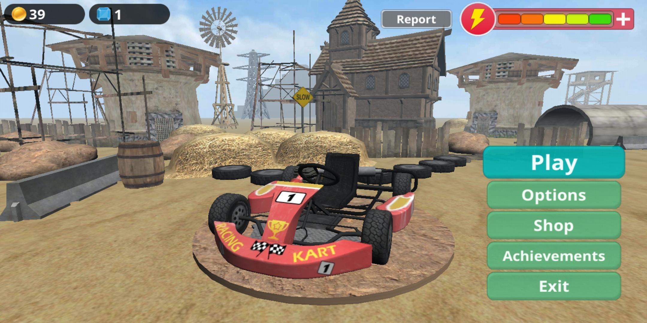 Racing Kart 3D – conquer the desert 1.7.6 Screenshot 1