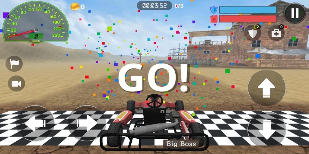 Racing Kart 3D – conquer the desert 1.7.6 Screenshot 2