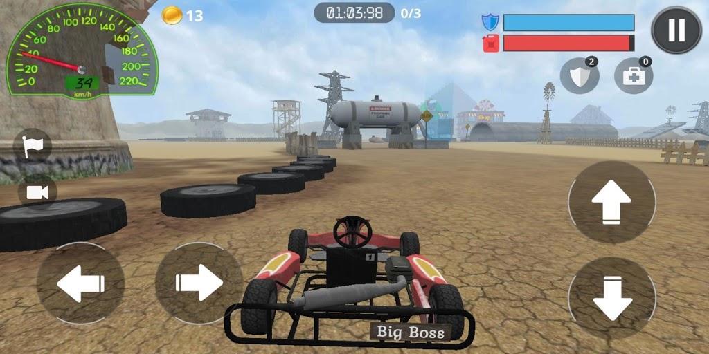 Racing Kart 3D – conquer the desert 1.7.6 Screenshot 4