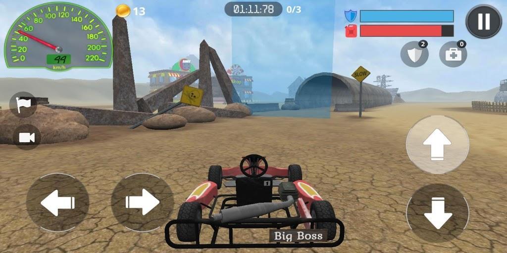 Racing Kart 3D – conquer the desert 1.7.6 Screenshot 5