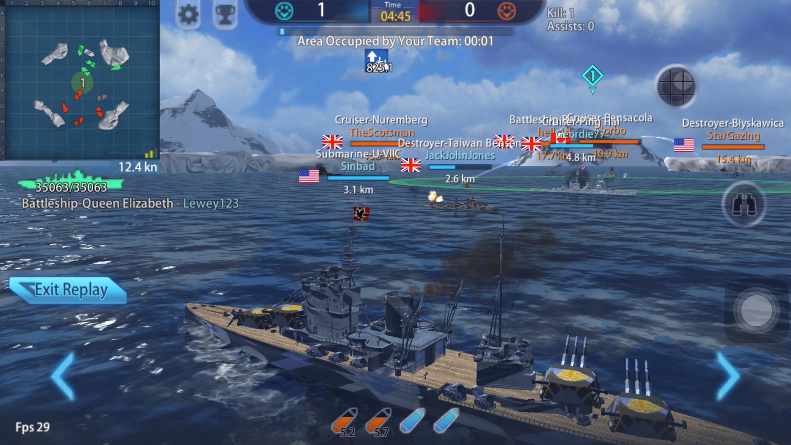Warship Rising 10 vs 10 Real-Time Esport Battle 5.0.0 Screenshot 12