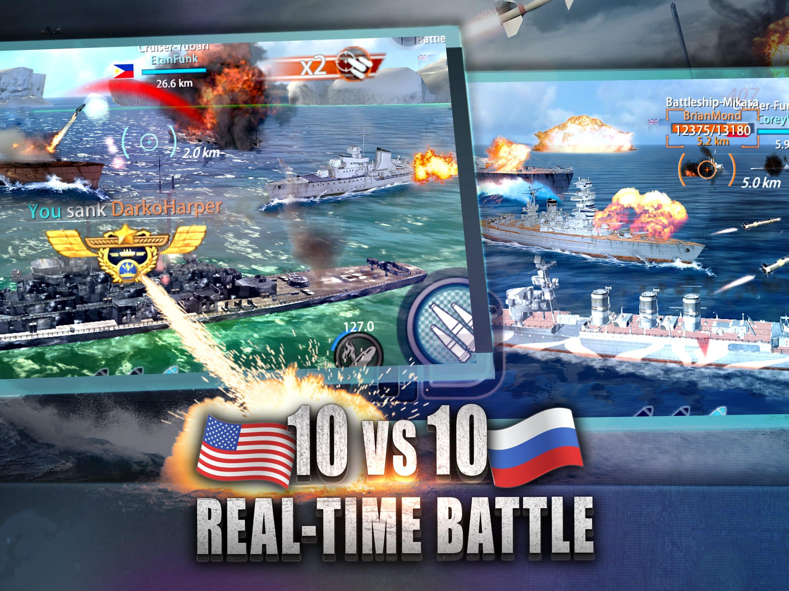 Warship Rising 10 vs 10 Real-Time Esport Battle 5.0.0 Screenshot 14