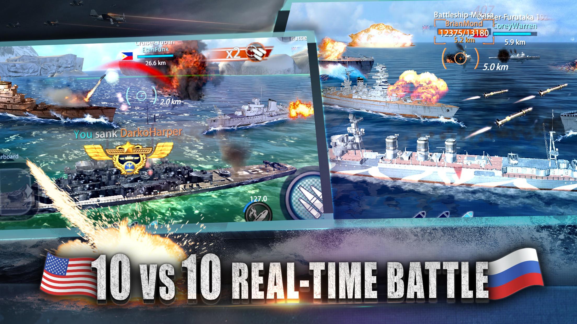 Warship Rising 10 vs 10 Real-Time Esport Battle 5.0.0 Screenshot 2