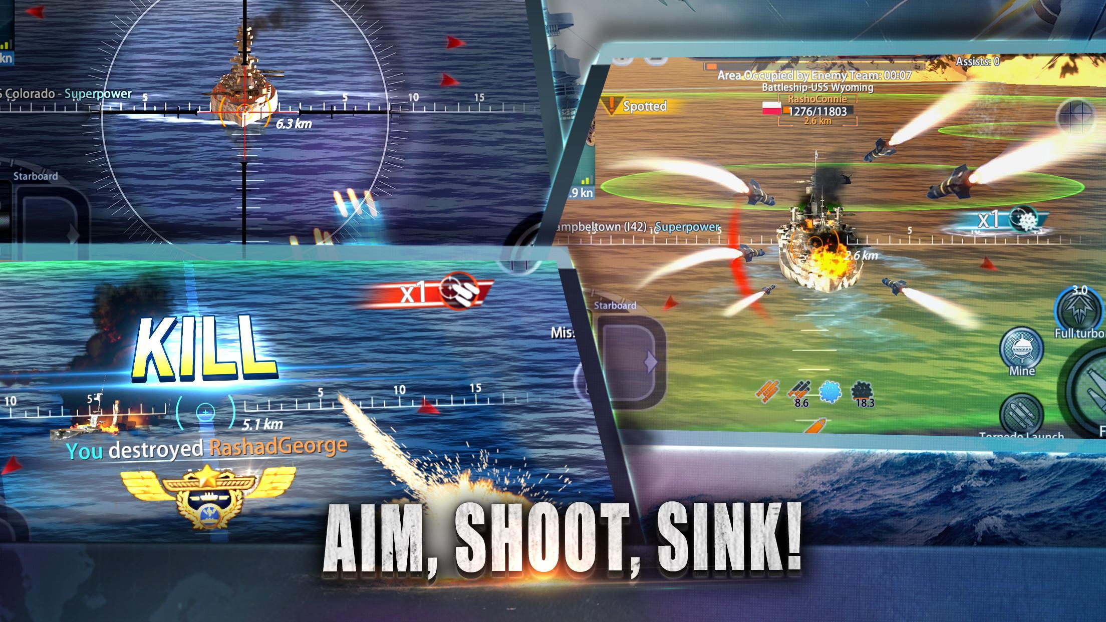 Warship Rising 10 vs 10 Real-Time Esport Battle 5.0.0 Screenshot 5