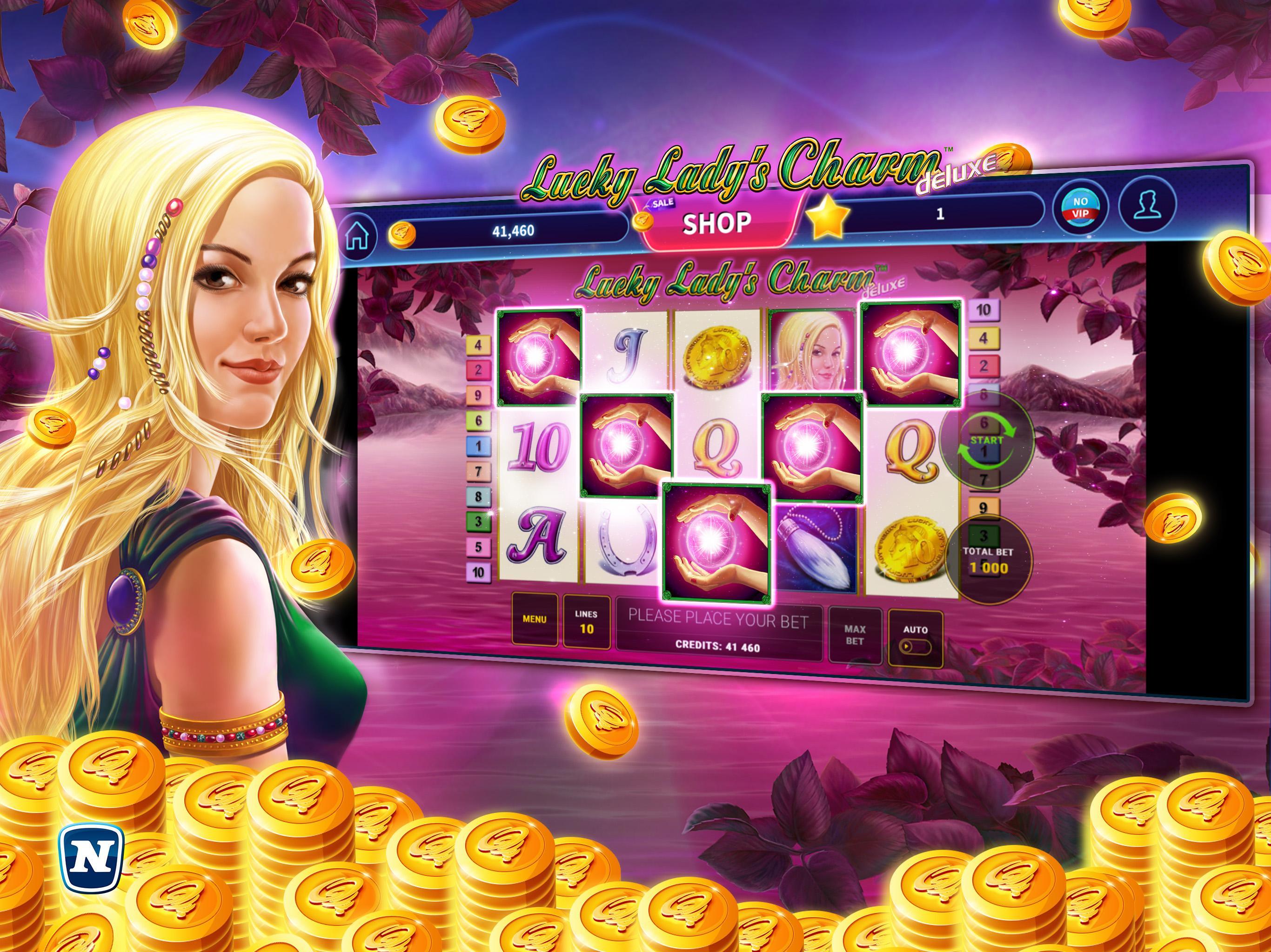 Lucky Lady's Charm Deluxe Casino Slot 5.26.0 Screenshot 4