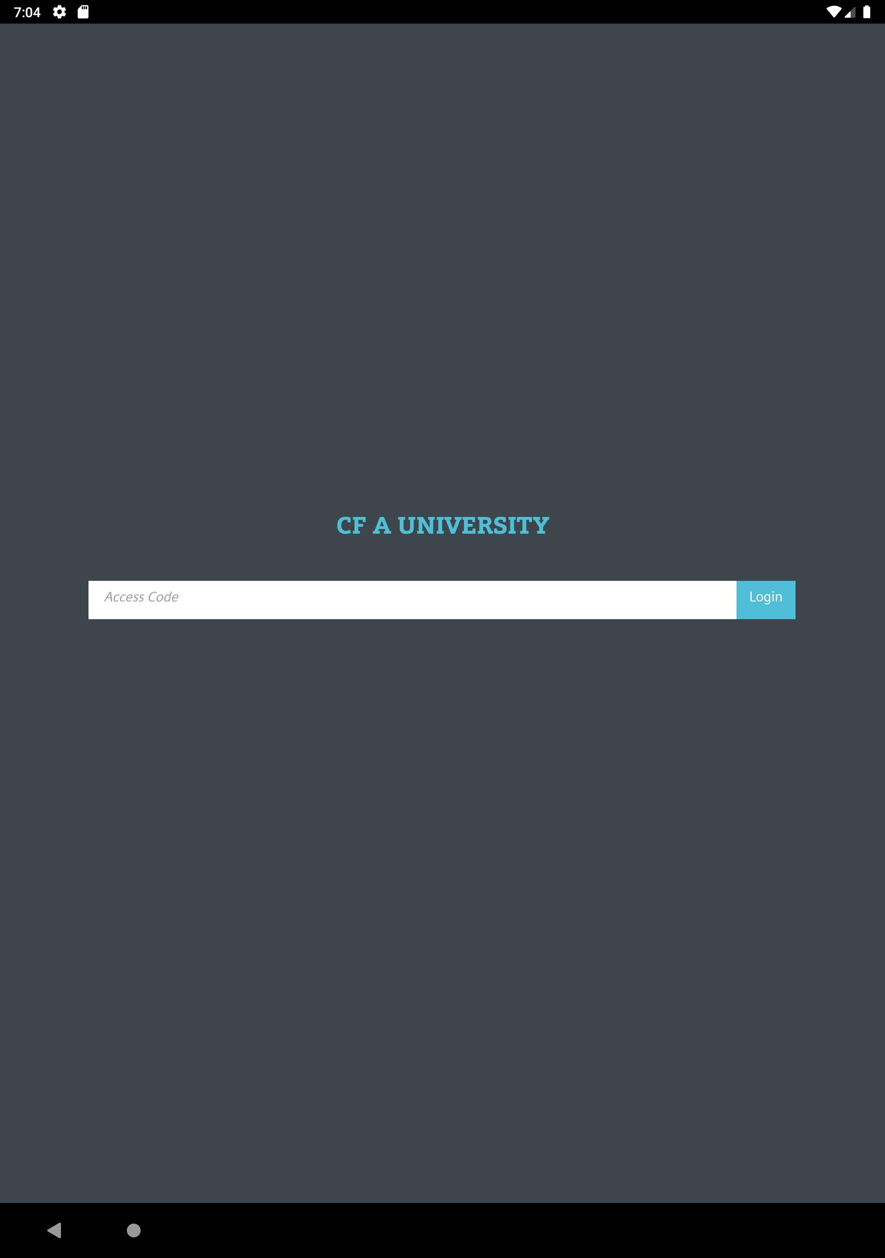 CF A UNIVERSITY Event App 2.2.3 Screenshot 3