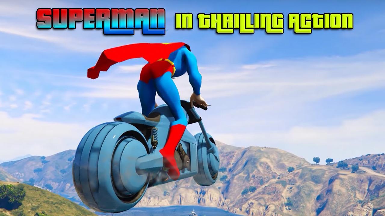 Superheroes Tricky Motorbike Stunt 1.0.1 Screenshot 10