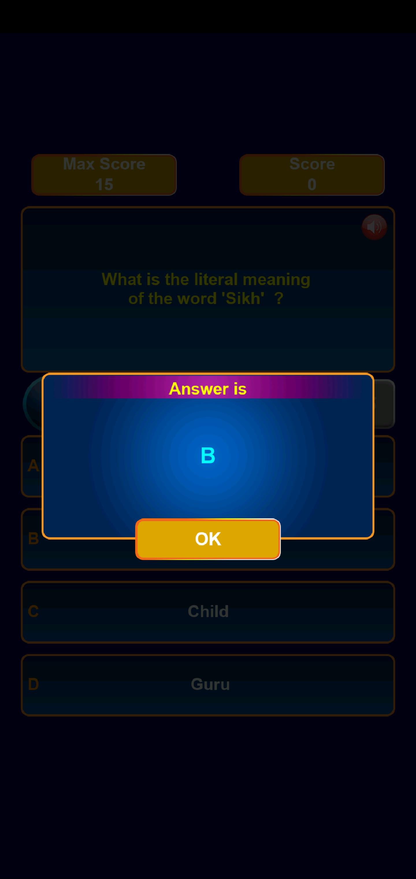 Khalsa Quiz 1.0.5 Screenshot 3