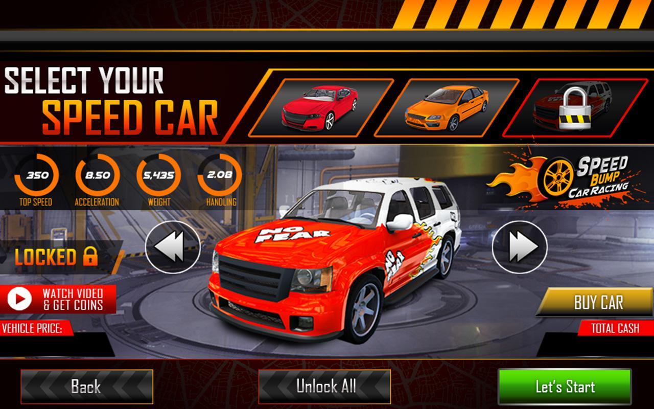 Speed Bump High Speed Car Crashed: Test Drive Game 0.4 Screenshot 2