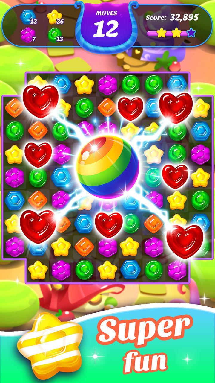 Gummy Candy Blast Free Match 3 Puzzle Game 1.4.3 Screenshot 1