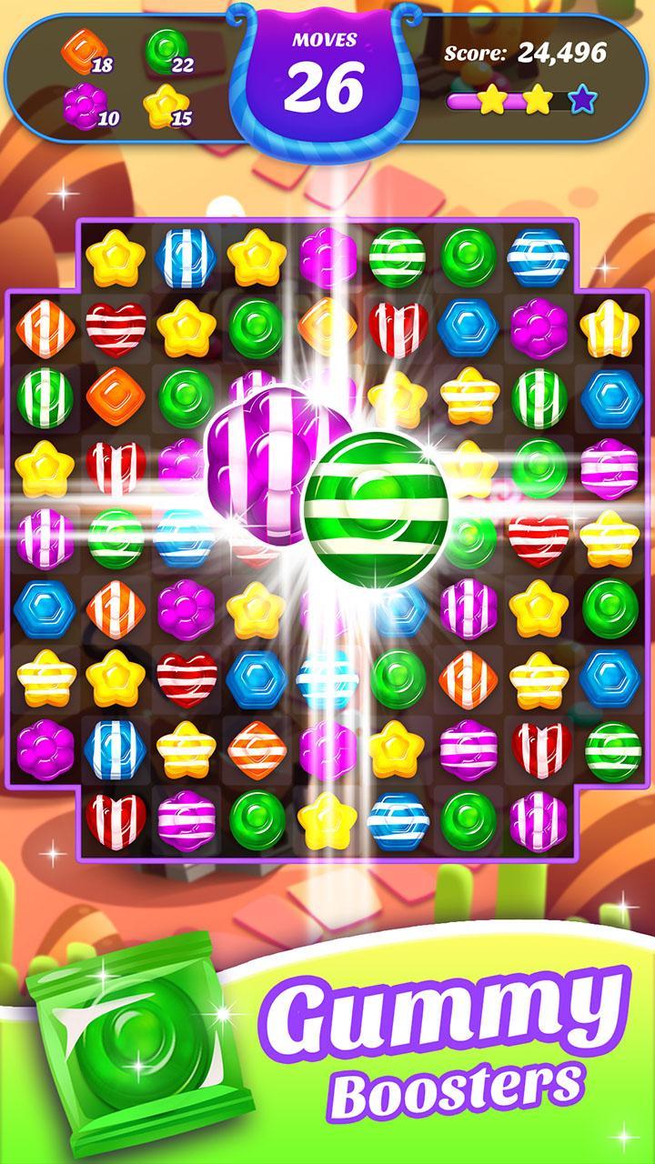 Gummy Candy Blast Free Match 3 Puzzle Game 1.4.3 Screenshot 2