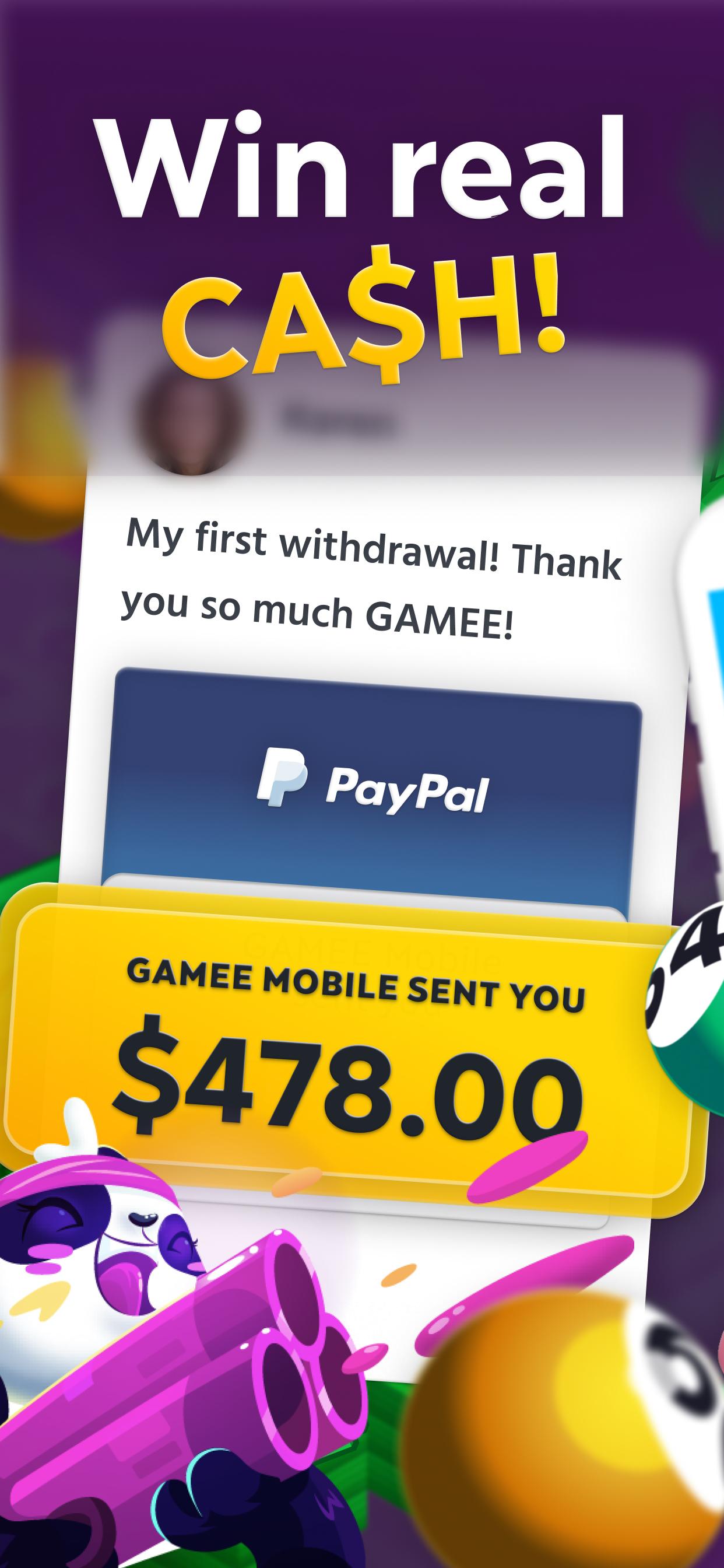 GAMEE Prizes - Play Free Games, WIN REAL CASH! 4.10.8 Screenshot 1