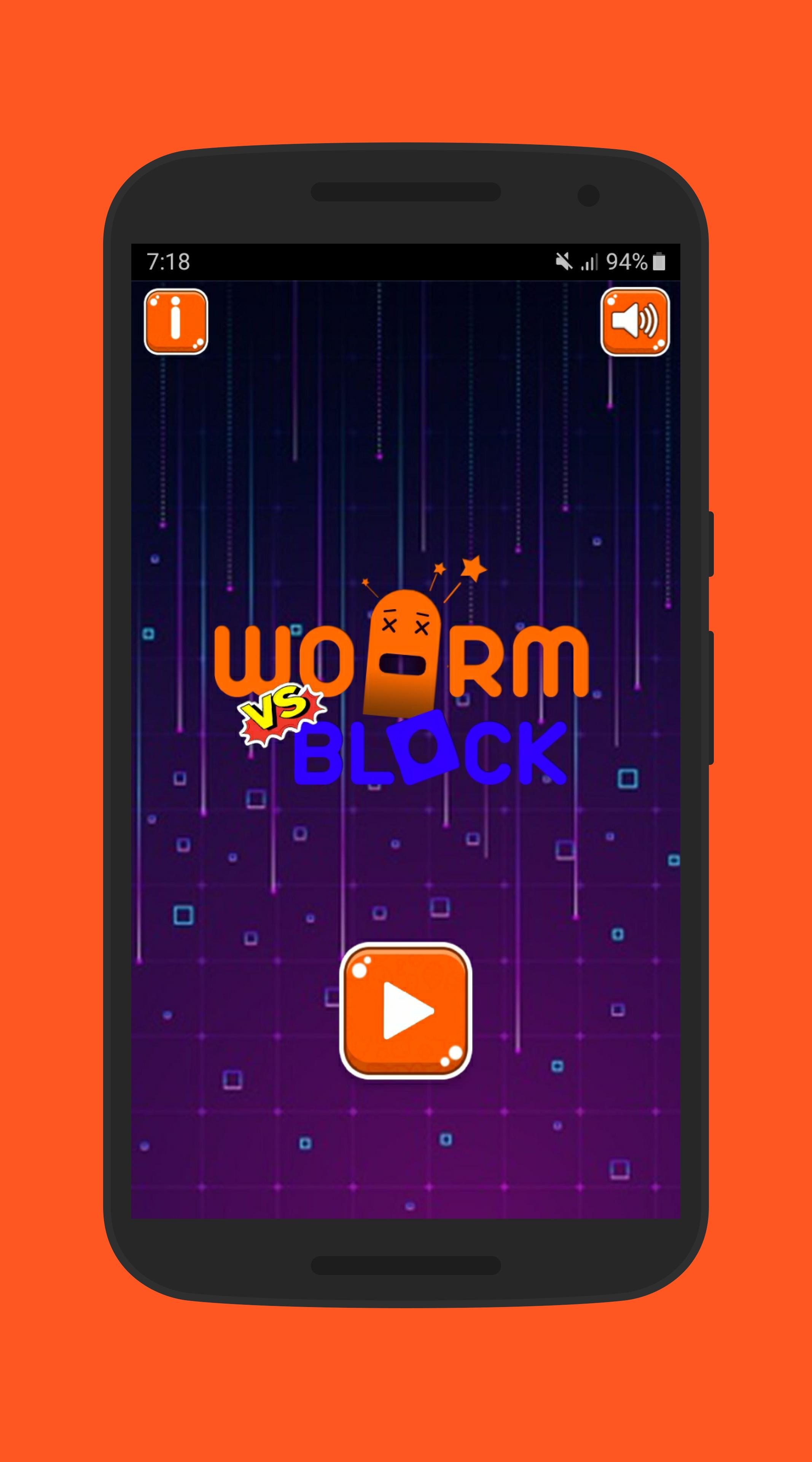 Worm vs Block Zone 2.0.0 Screenshot 1