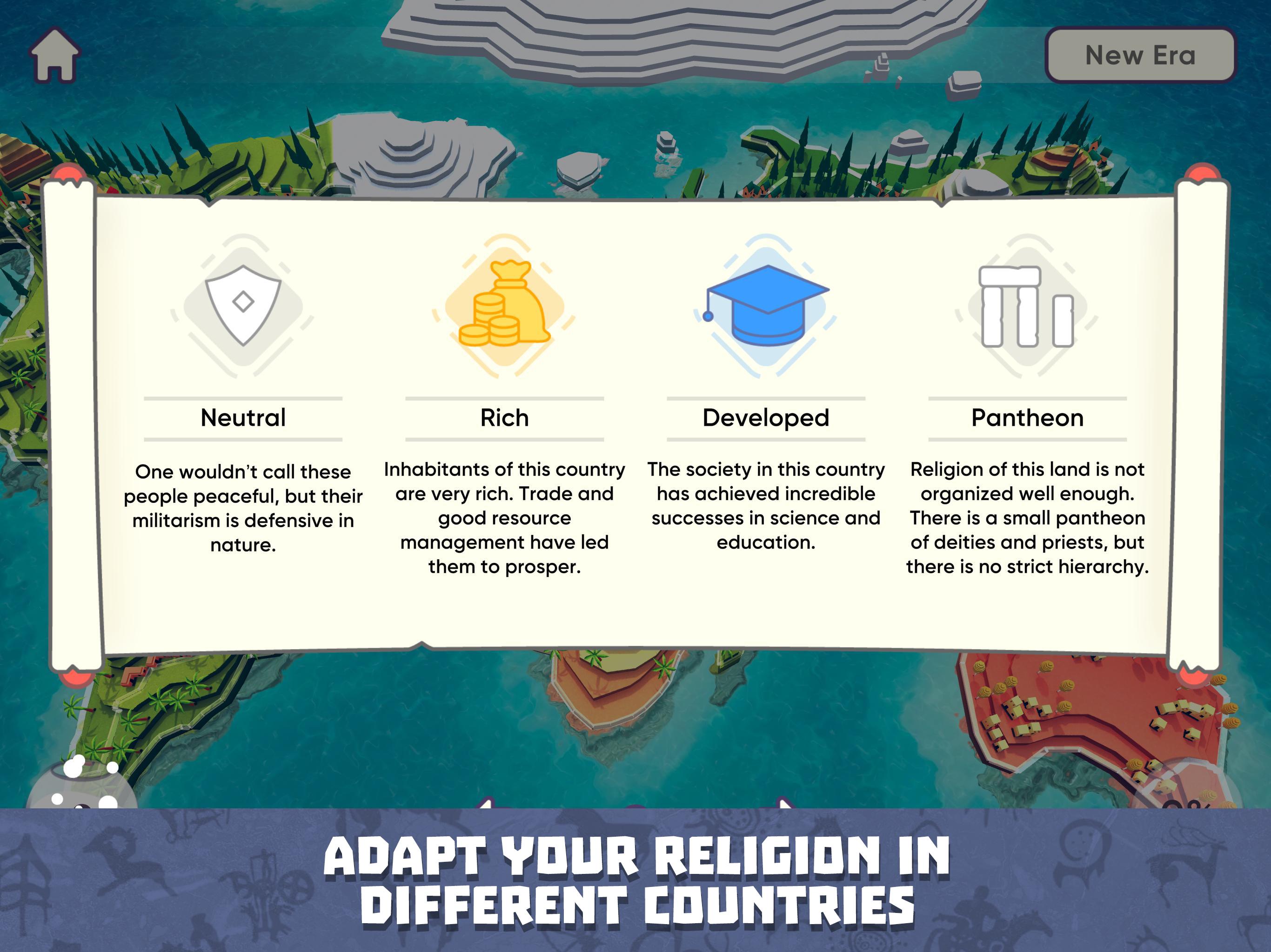 God Simulator. Sandbox strategy game Religion Inc. 1.1.91 Screenshot 13