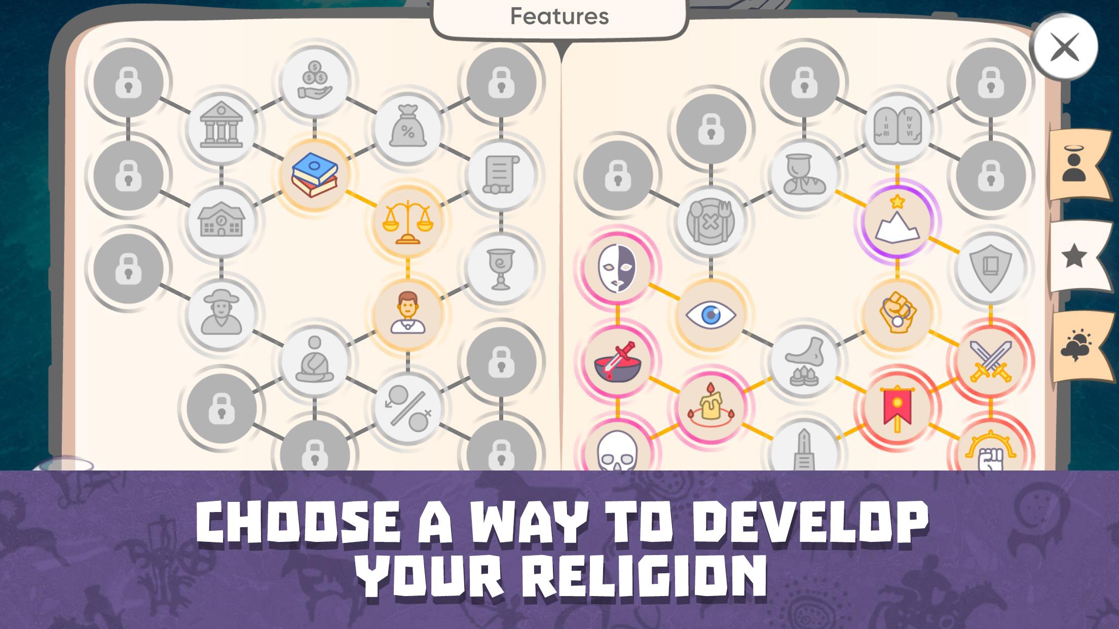 God Simulator. Sandbox strategy game Religion Inc. 1.1.91 Screenshot 3