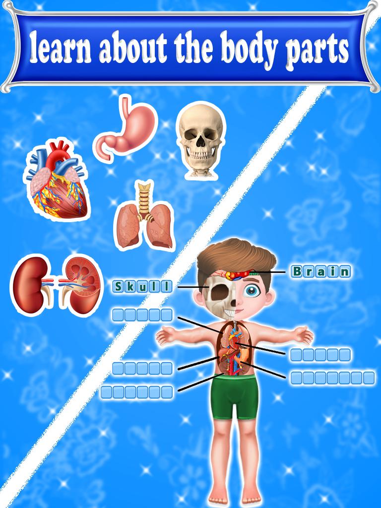 Learning Human Body Parts For Kids 1.0.8 Screenshot 1