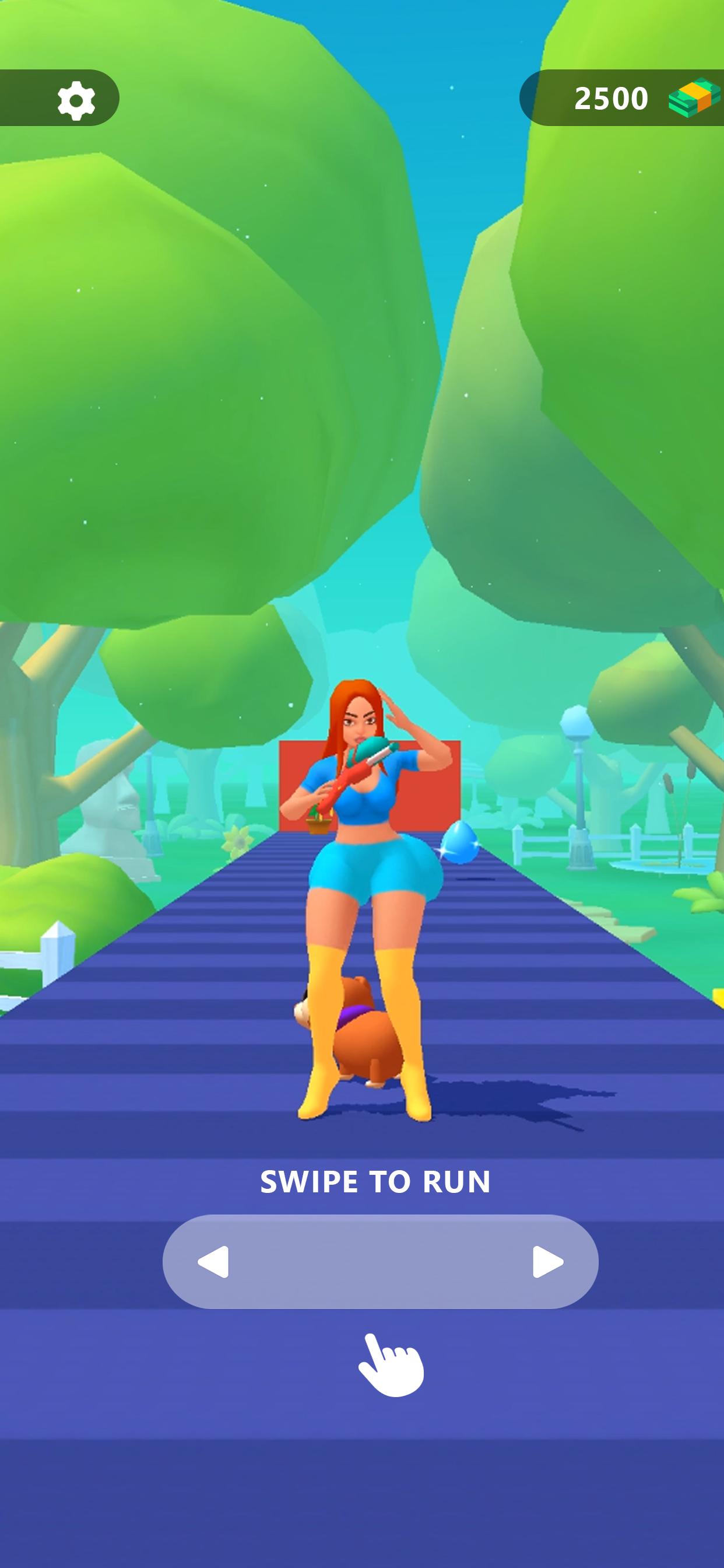 Squirt Gun Girl: Garden Runner 0.3.0 Screenshot 1