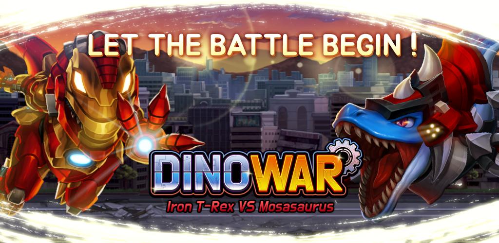Dino War Iron T-Rex VS Mosa 0.1.6 Screenshot 1