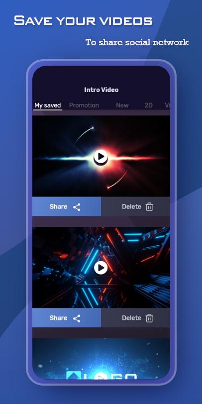 Intro video maker, logo and text animation 2.3 Screenshot 8