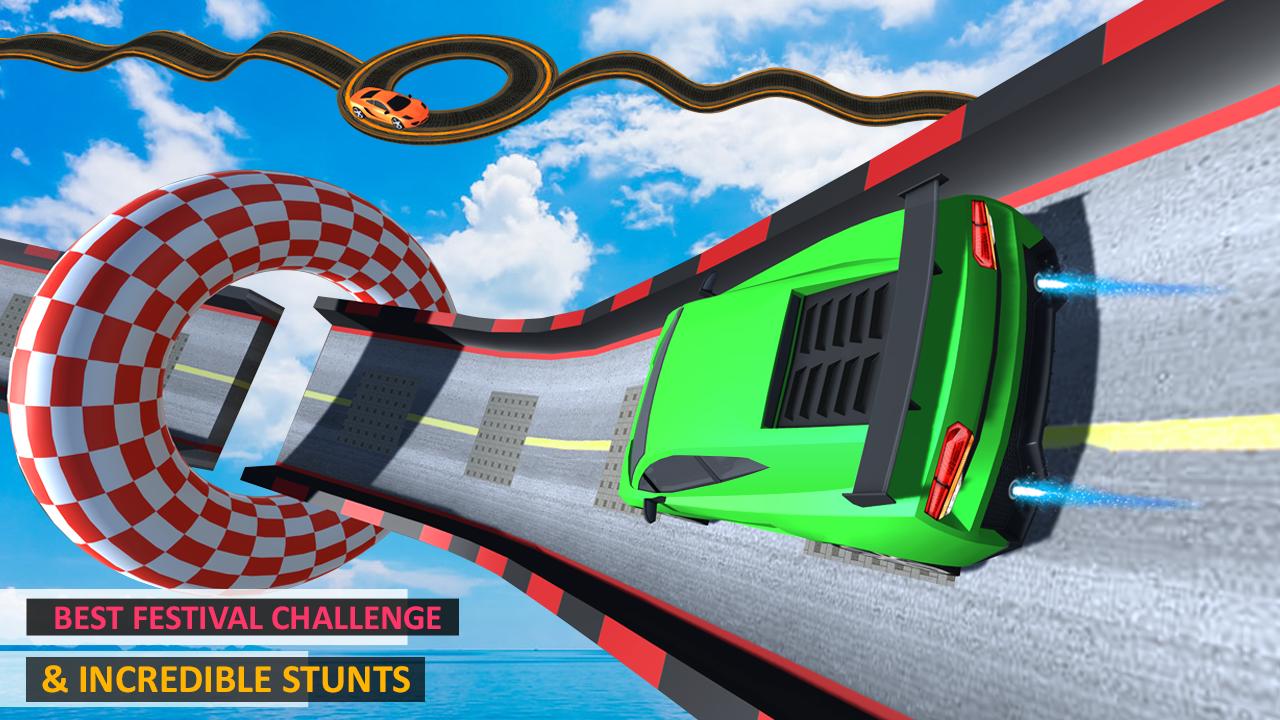 Ramp Car Stunt 3D : Impossible Track Racing 1 Screenshot 1