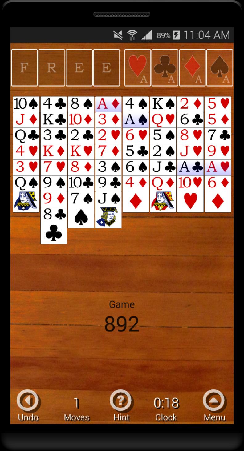 FreeCell Forever 1.1 Screenshot 1