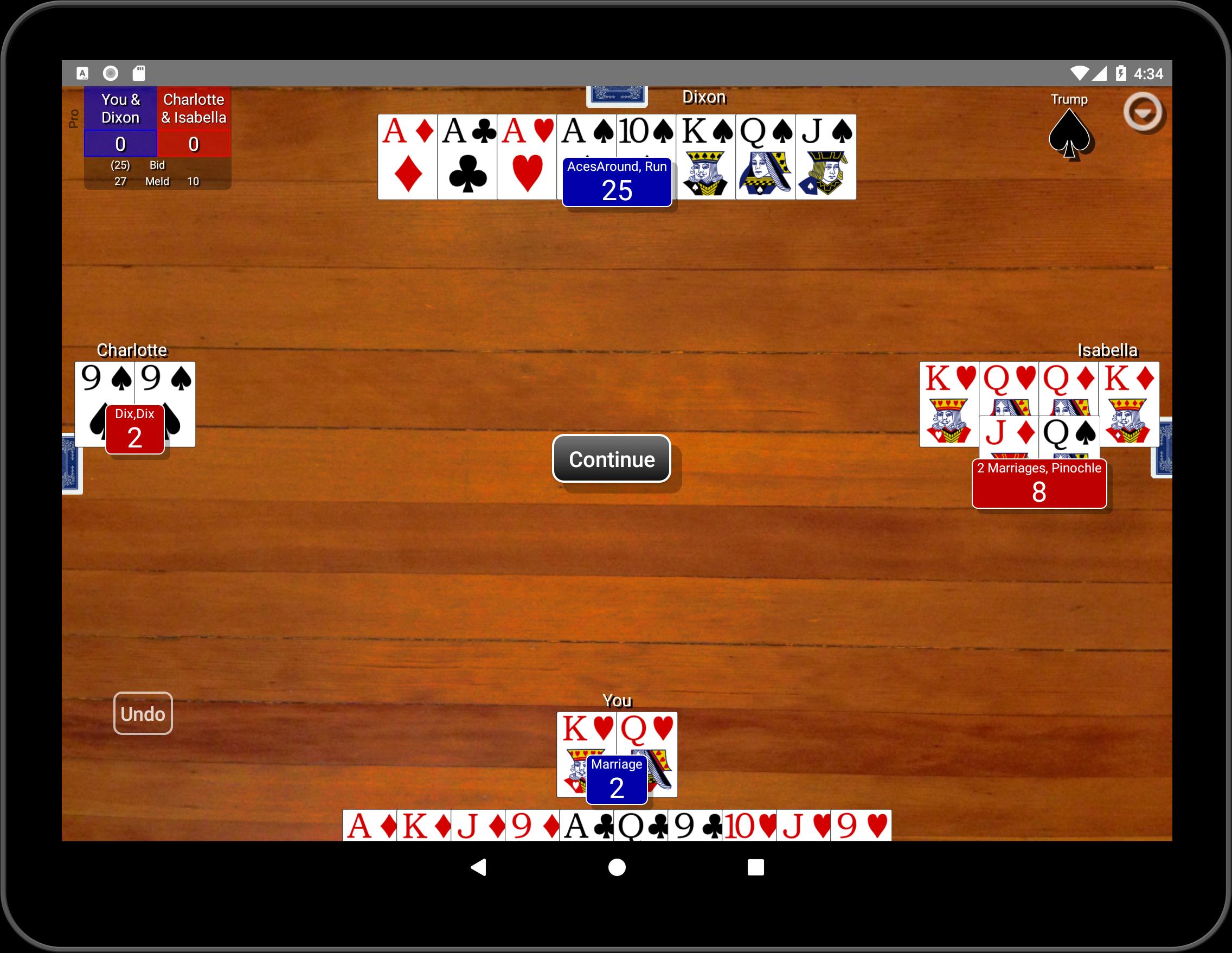 Pinochle Classic 1.9 Screenshot 14