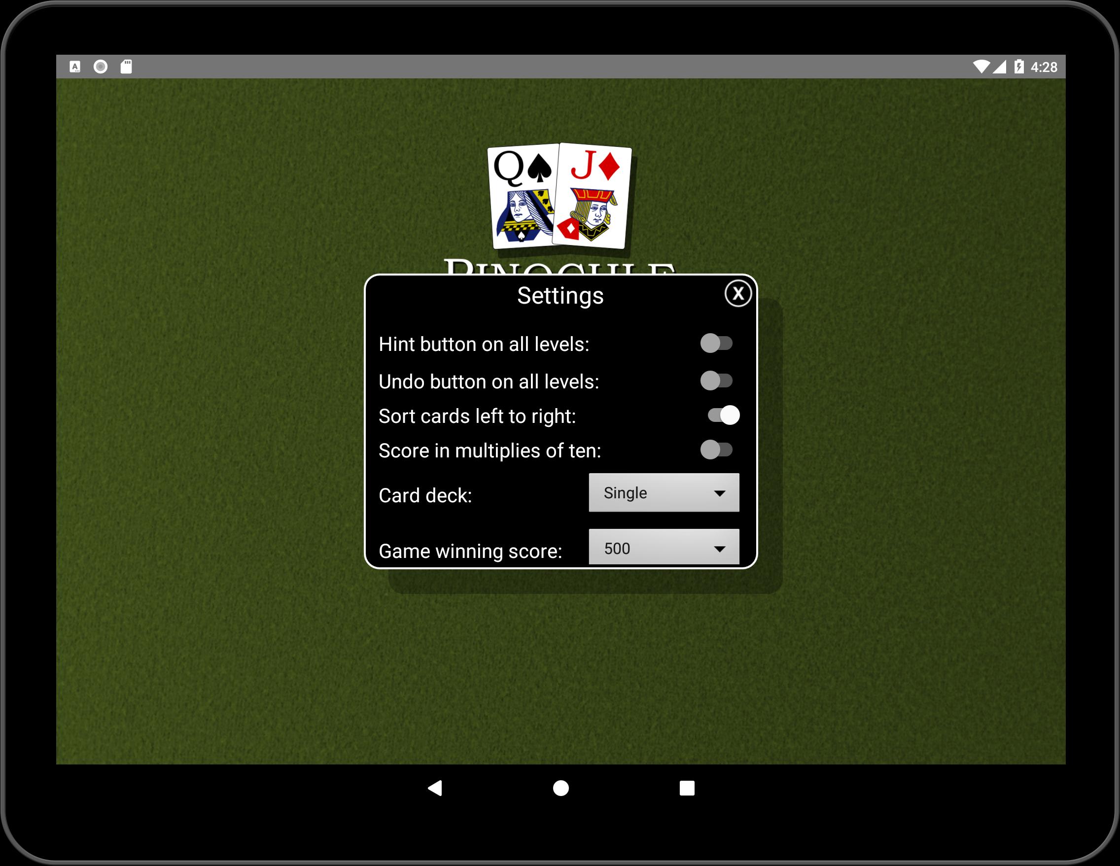 Pinochle Classic 1.9 Screenshot 16