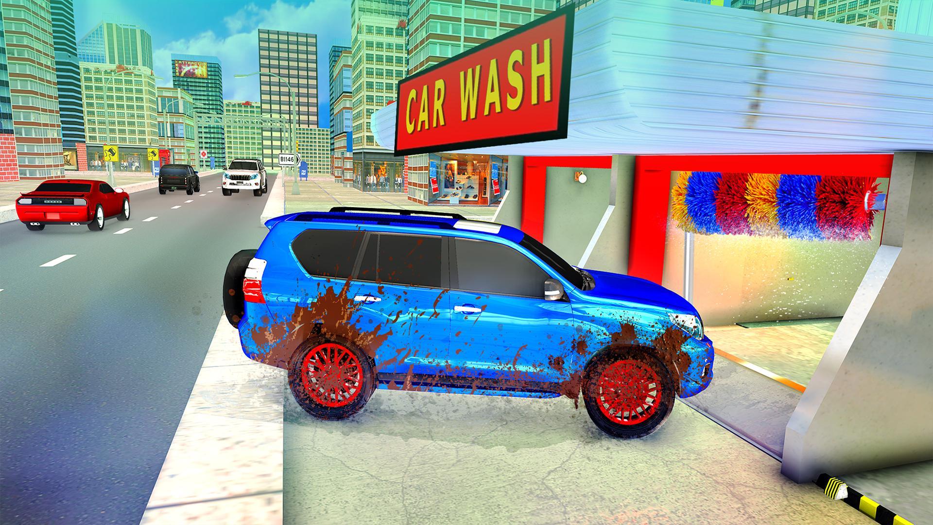 Real Prado Car Wash Service Station Free Car Games 1.3 Screenshot 1