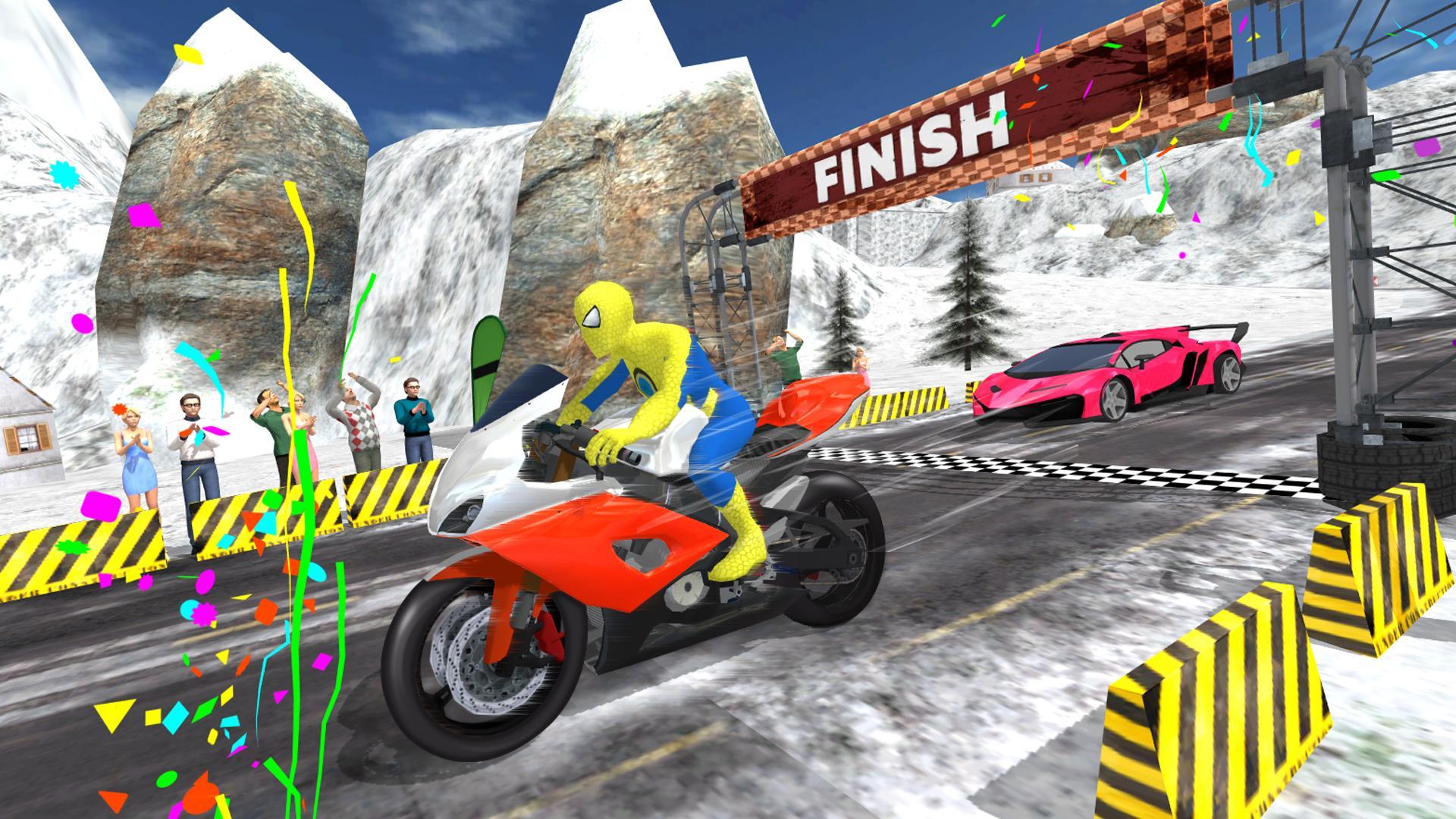 Super Hero Bike Mega Ramp - Stunt Racing Simulator 1.0.5 Screenshot 7