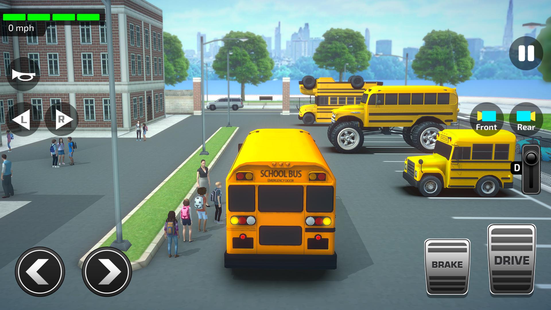Super High School Bus Driving Simulator 3D - 2020 2.5 Screenshot 1