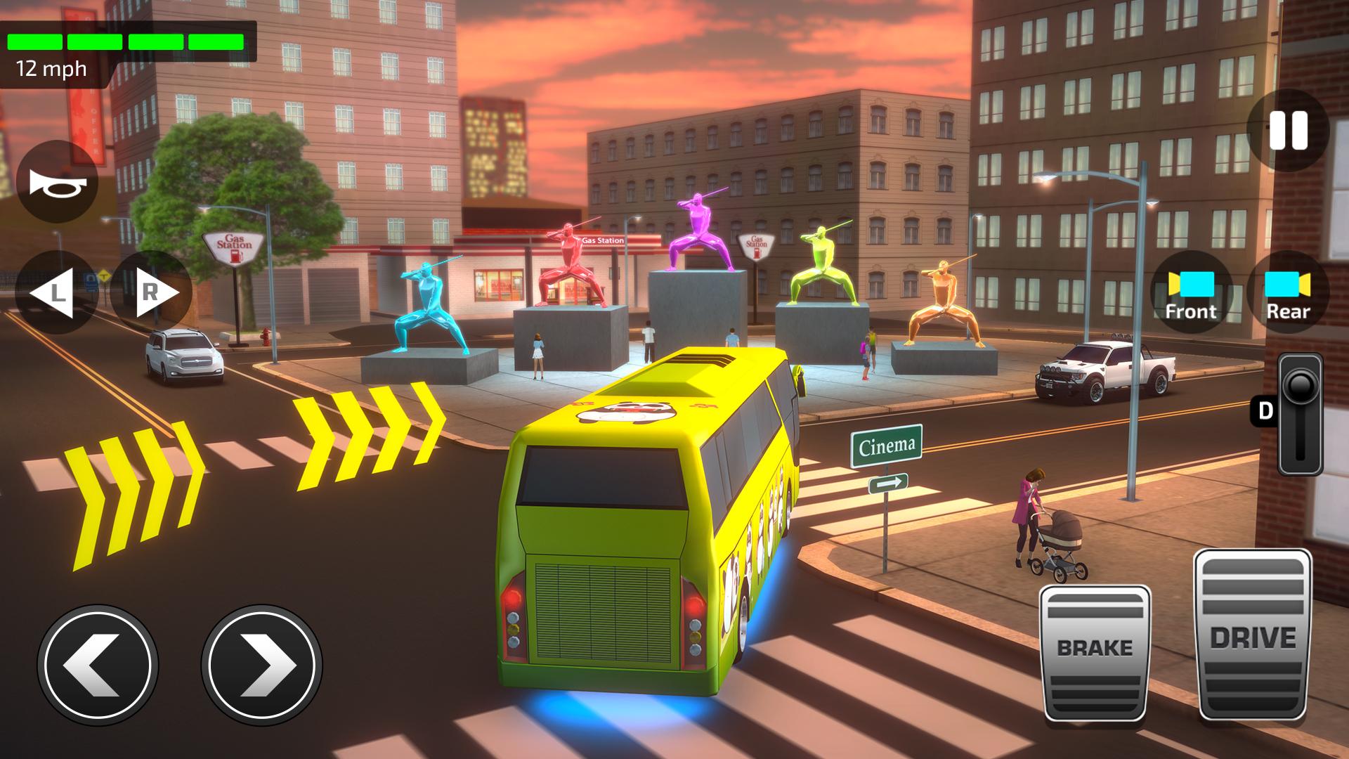 Super High School Bus Driving Simulator 3D - 2020 2.5 Screenshot 13