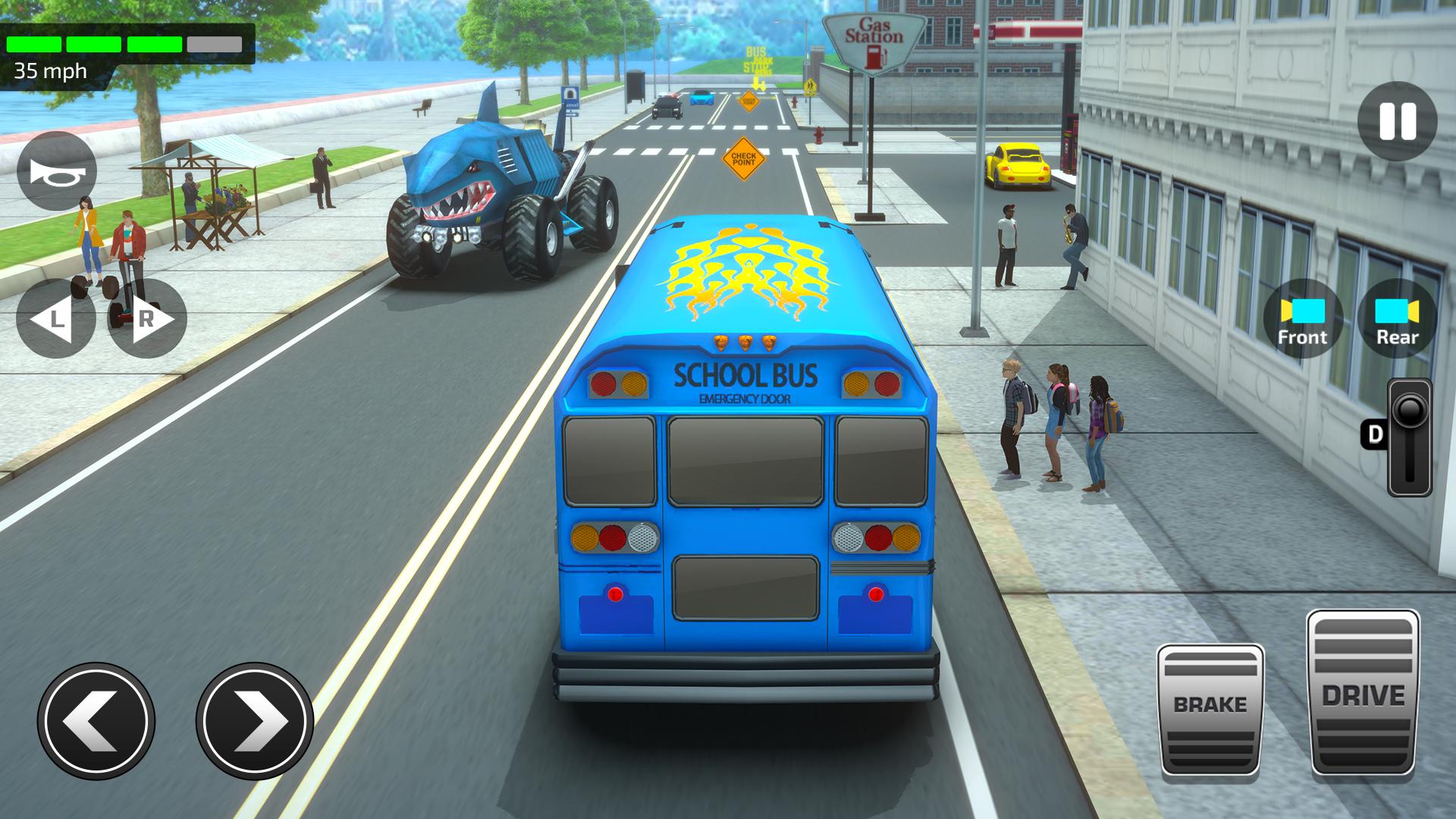 Super High School Bus Driving Simulator 3D - 2020 2.5 Screenshot 3