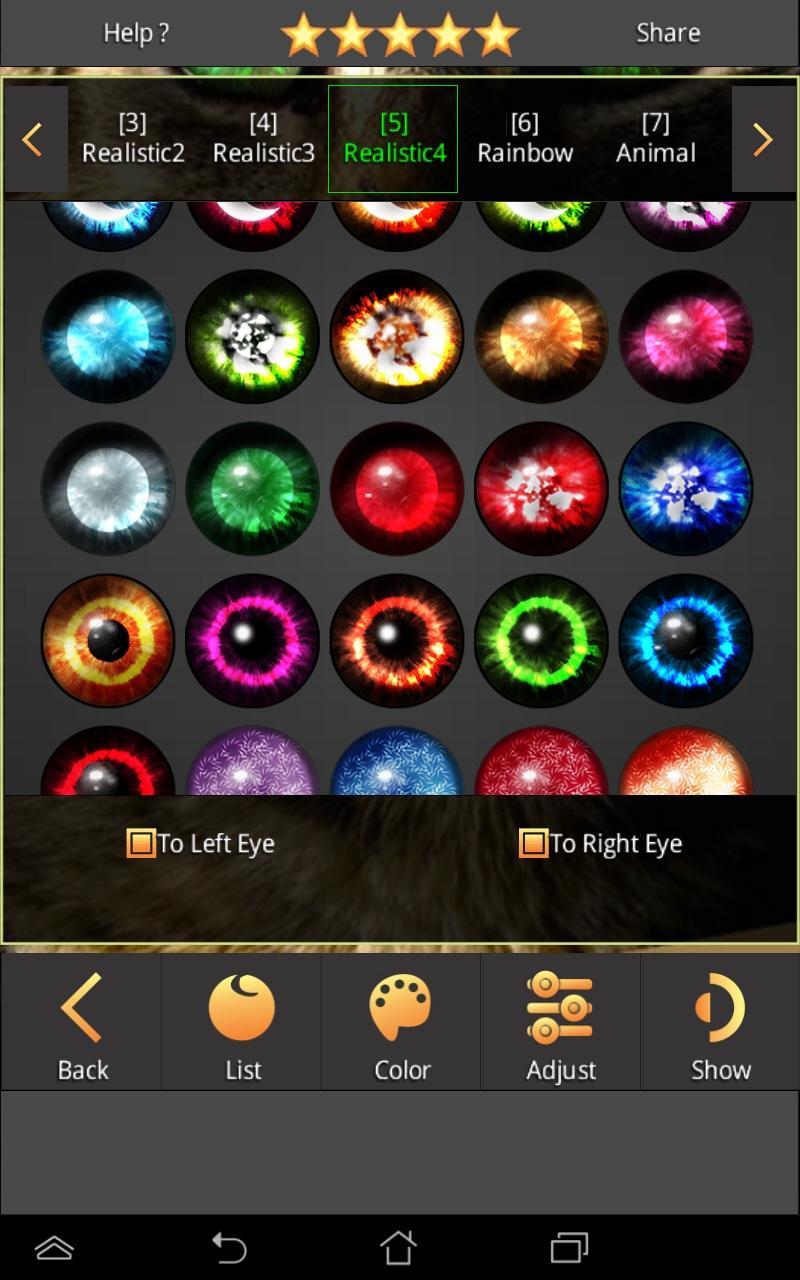 FoxEyes - Change Eye Color by Real Anime Style 2.9.1.1 Screenshot 17