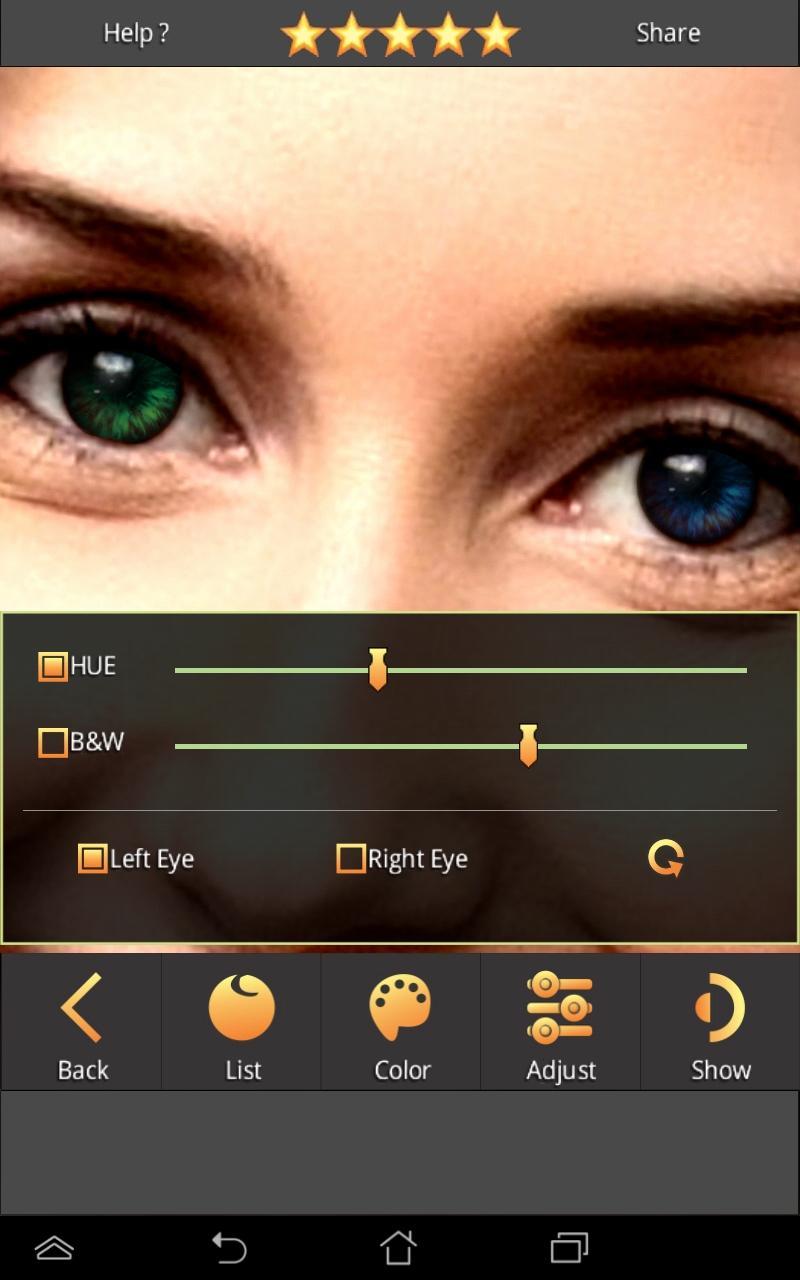 FoxEyes - Change Eye Color by Real Anime Style 2.9.1.1 Screenshot 4