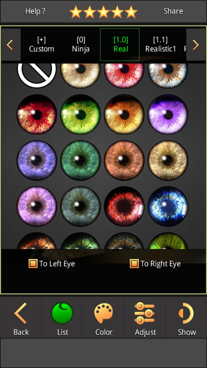 FoxEyes - Change Eye Color by Real Anime Style 2.9.1.1 Screenshot 7