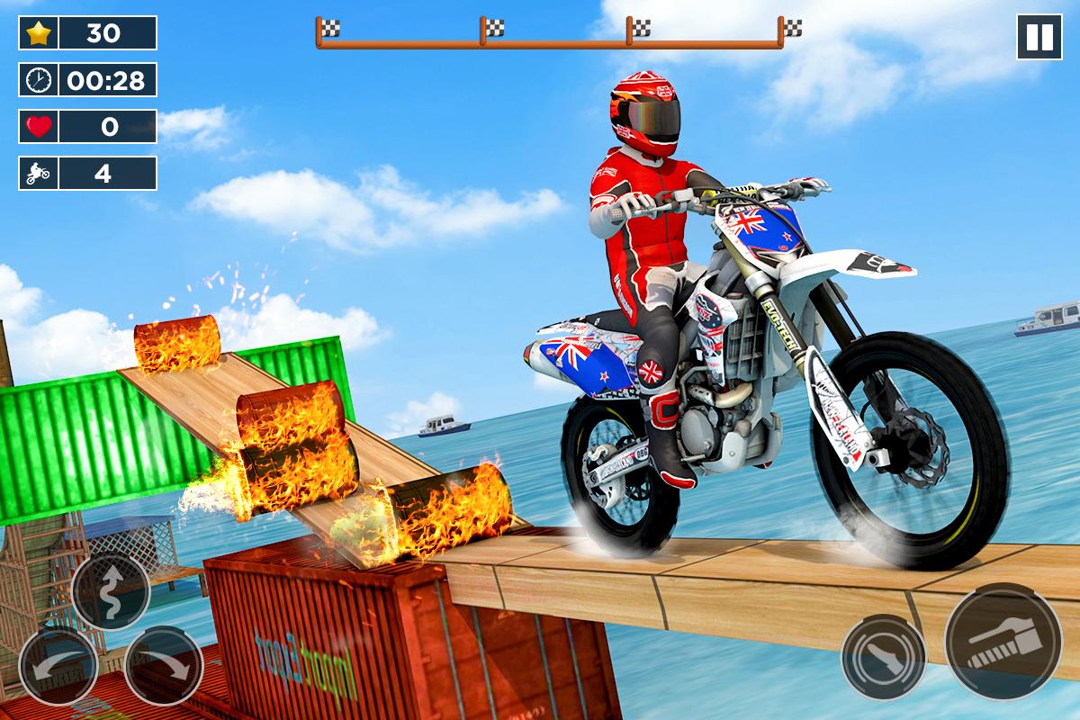 Tricky Bike Stunt Games - New Games : Bike Games screenshot