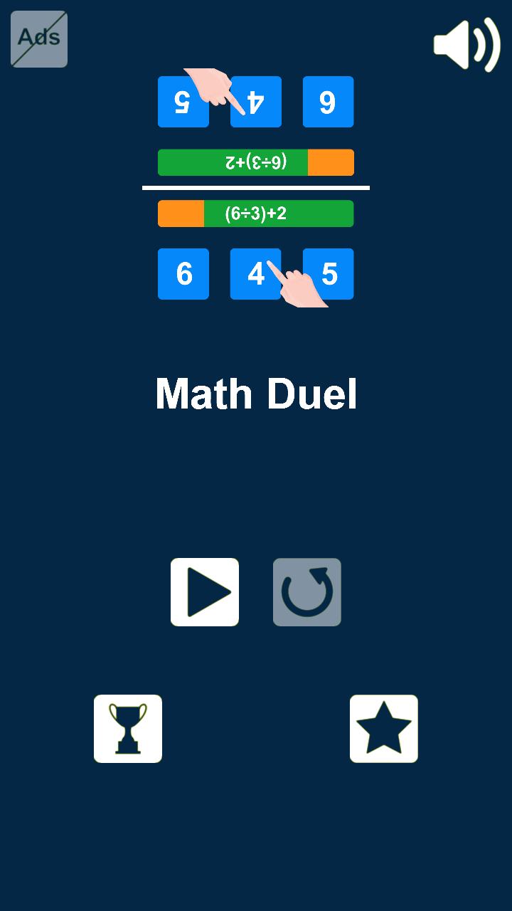 Arithmetic Math Duel: Math Fight Between 2 Persons v1.0.0 Screenshot 1