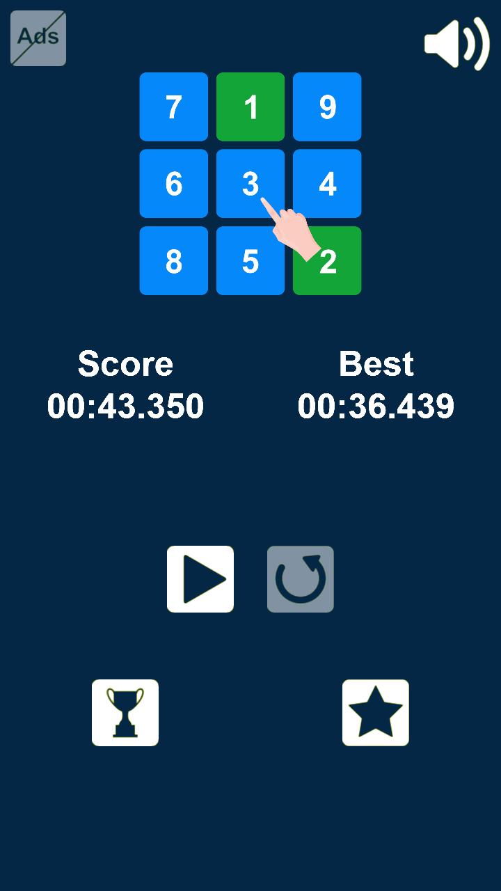 Touch Numbers in Order: Number Game v1.0.0 Screenshot 3