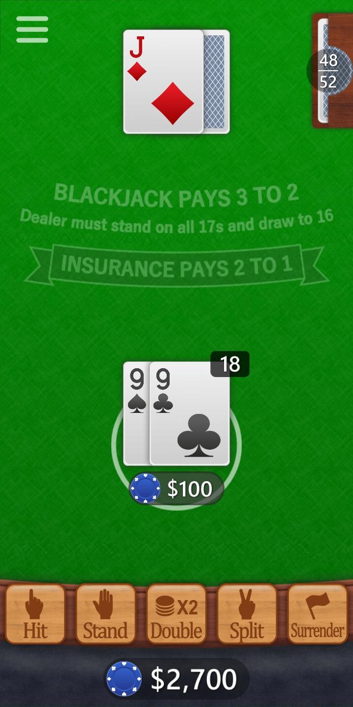 Blackjack 2.5 Screenshot 1