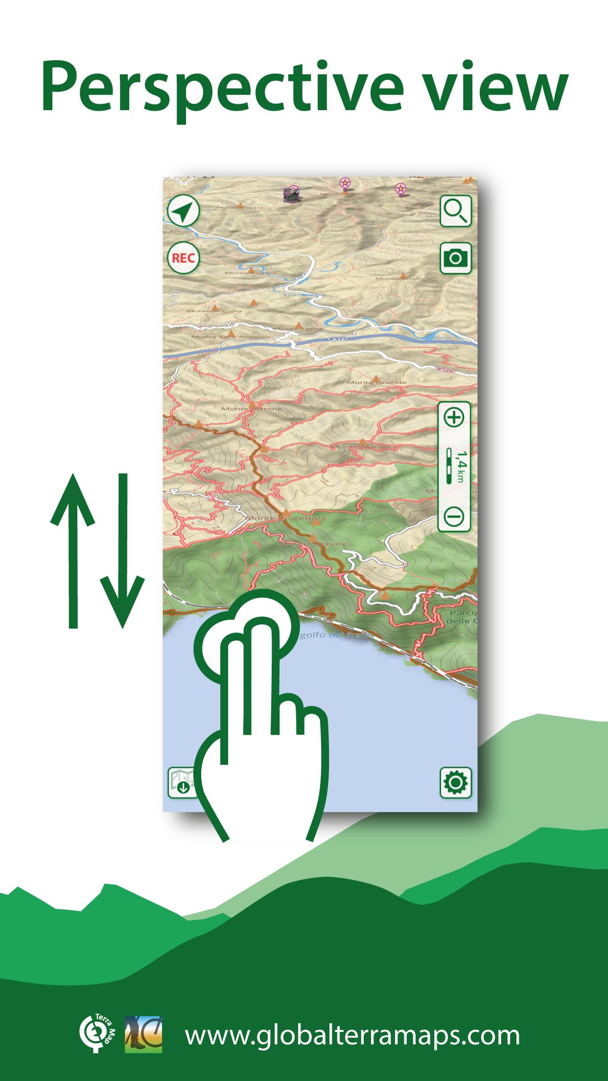 Terra Map Outdoor GPS 14.6 Screenshot 8