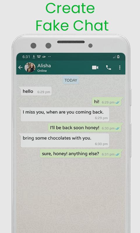 Fake Chat Maker - Prank Chat Creator WhatsMock 1.1 Screenshot 3