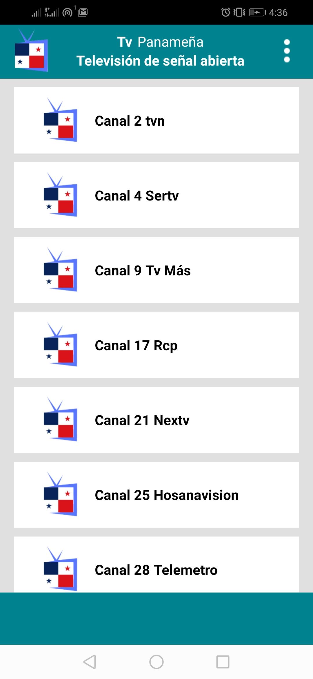 Tv Panameña 1.3 Screenshot 2