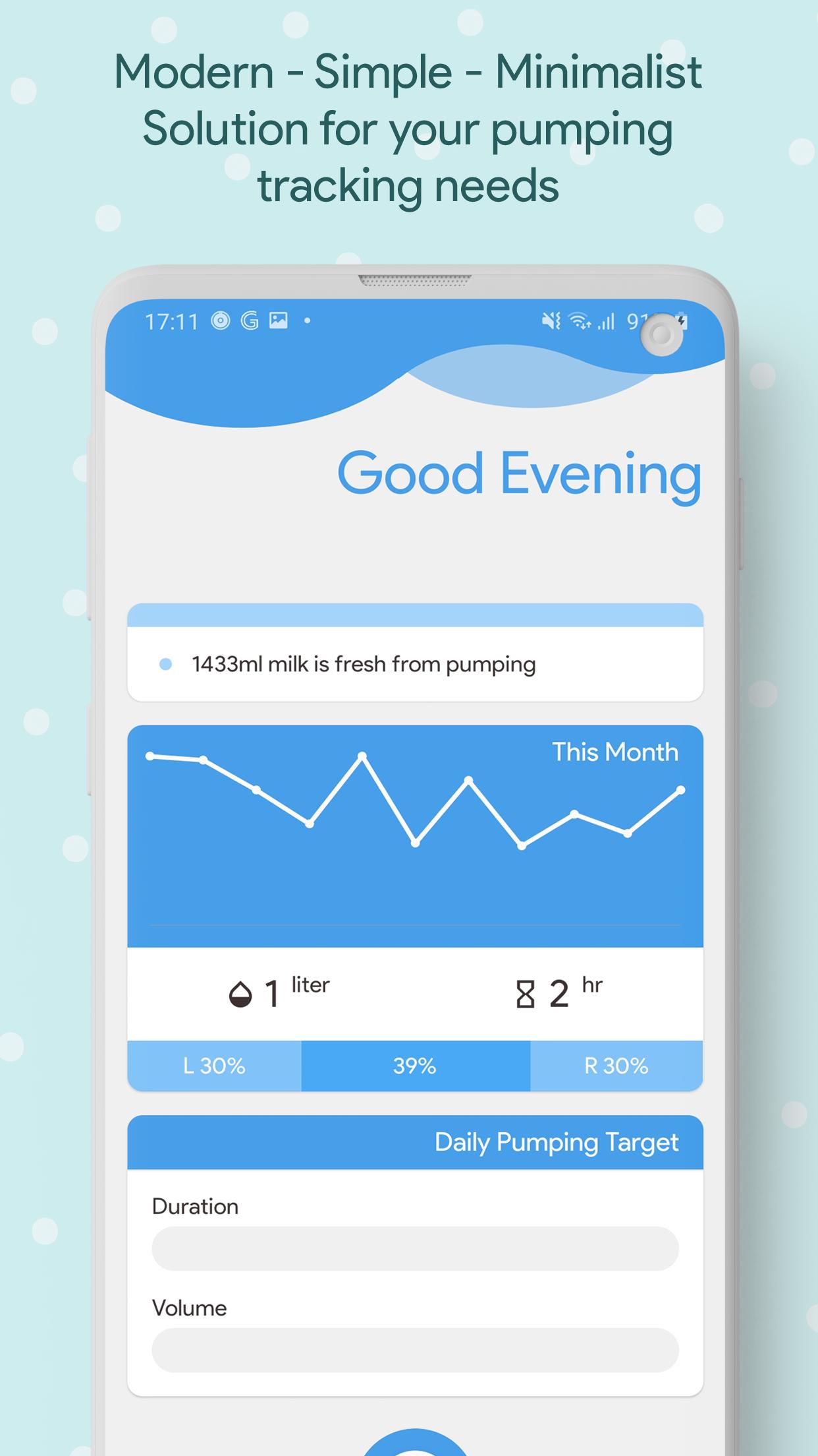 Mom's Pumping Journal - Tracker for your baby 3.3 Screenshot 1