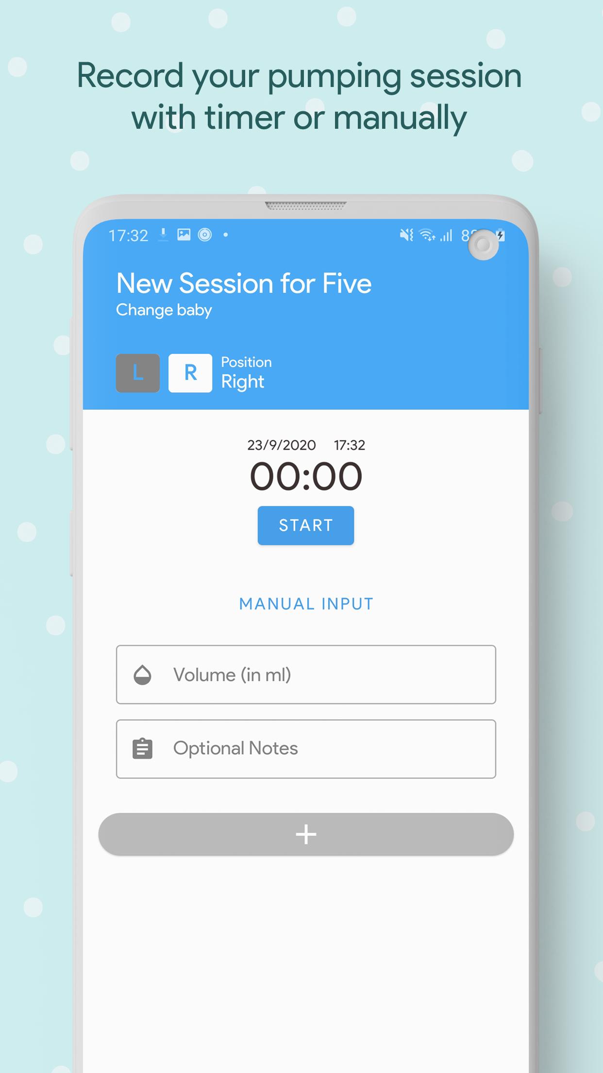 Mom's Pumping Journal - Tracker for your baby 3.3 Screenshot 4