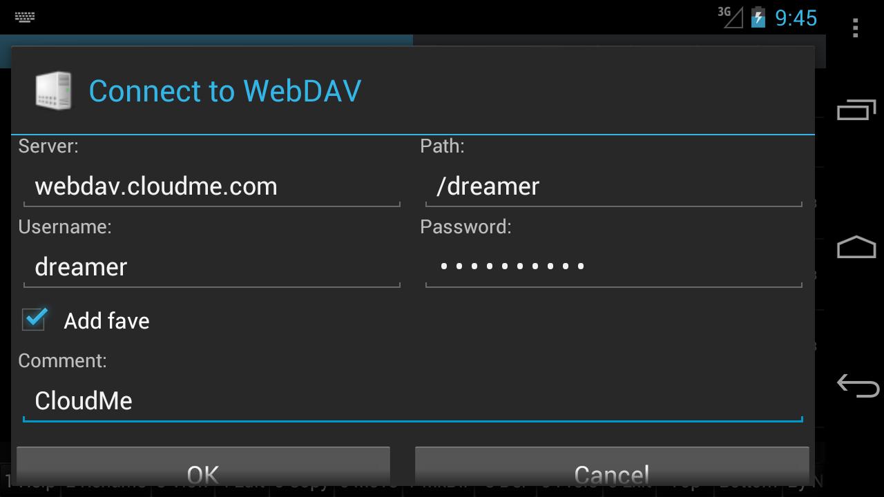 WebDAV for Ghost Commander 1.0.2 Screenshot 2