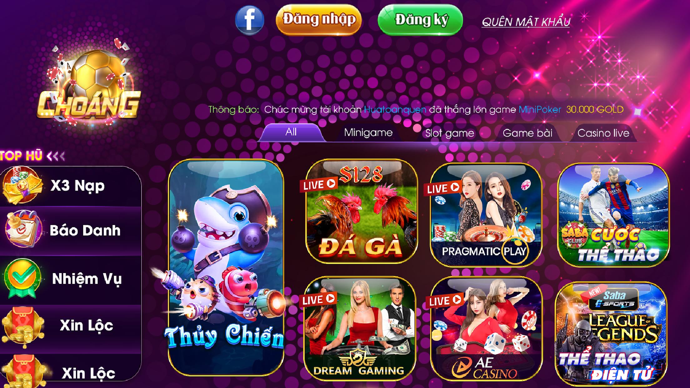 Choang Club Game Danh Bai 1.1 Screenshot 2