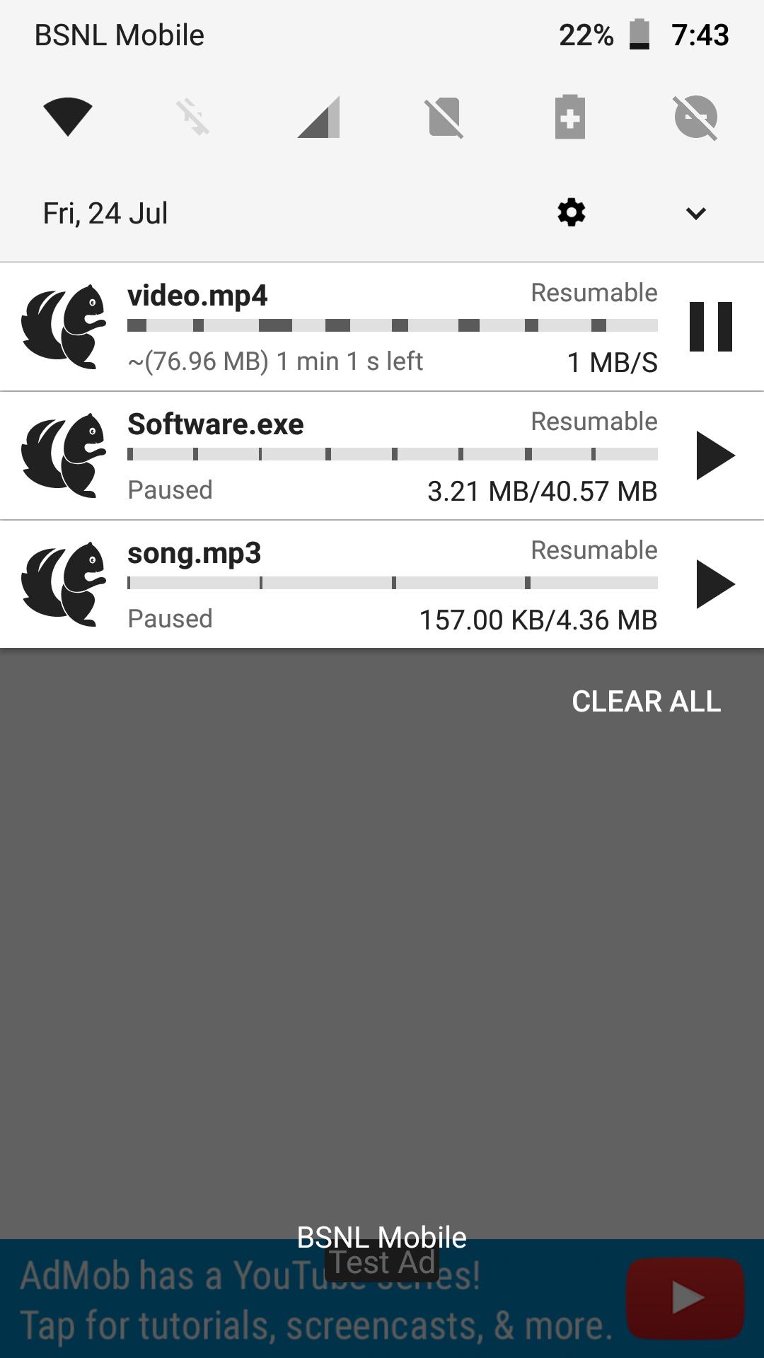 GinxDroid Browser with Download Manager 90.10.5.5 Screenshot 10