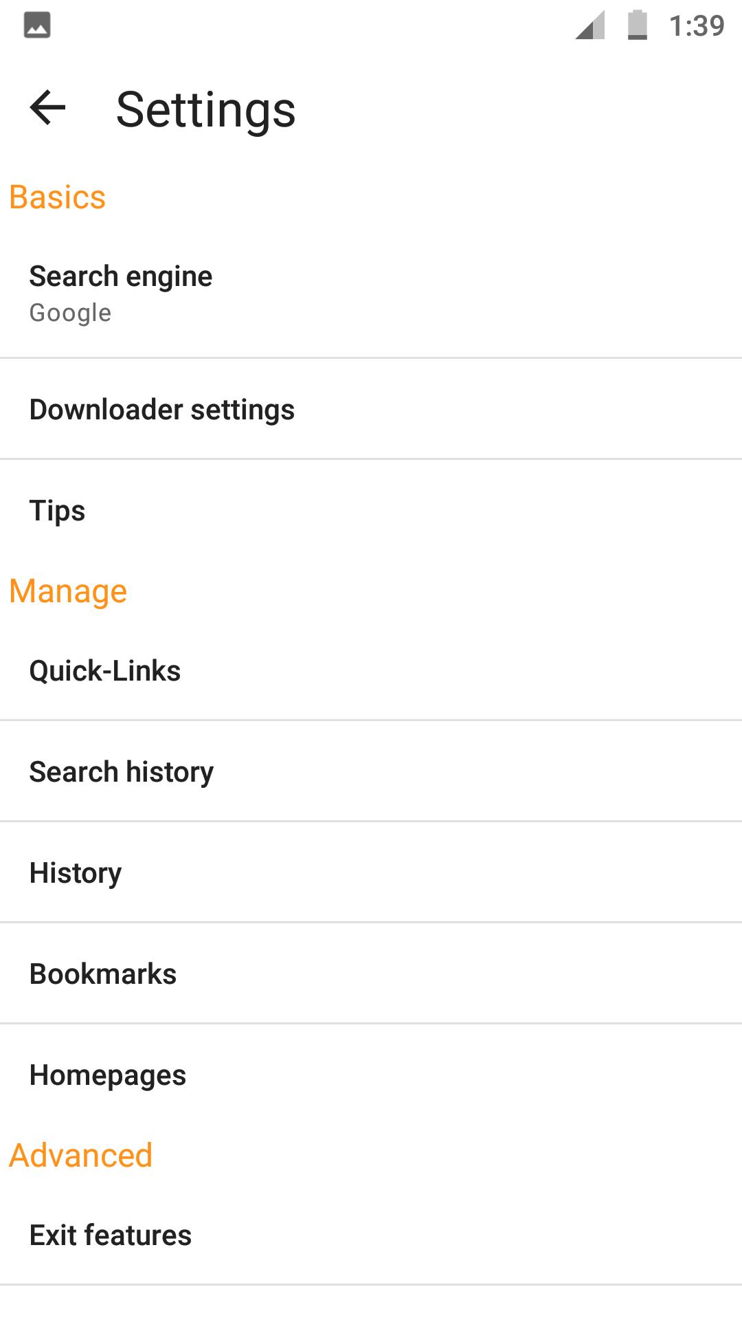 GinxDroid Browser with Download Manager 90.10.5.5 Screenshot 7