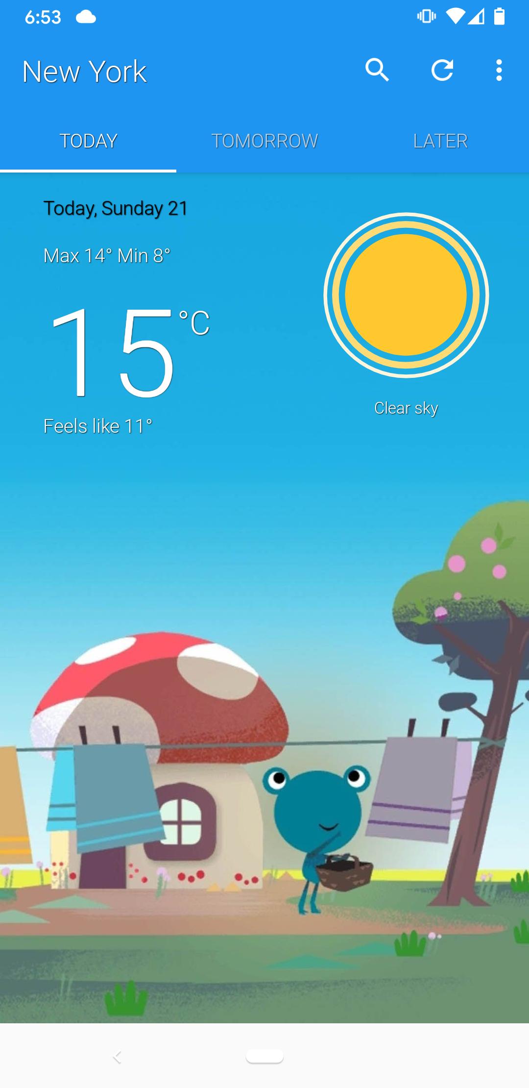 Frog weather 1.1.4 Screenshot 3
