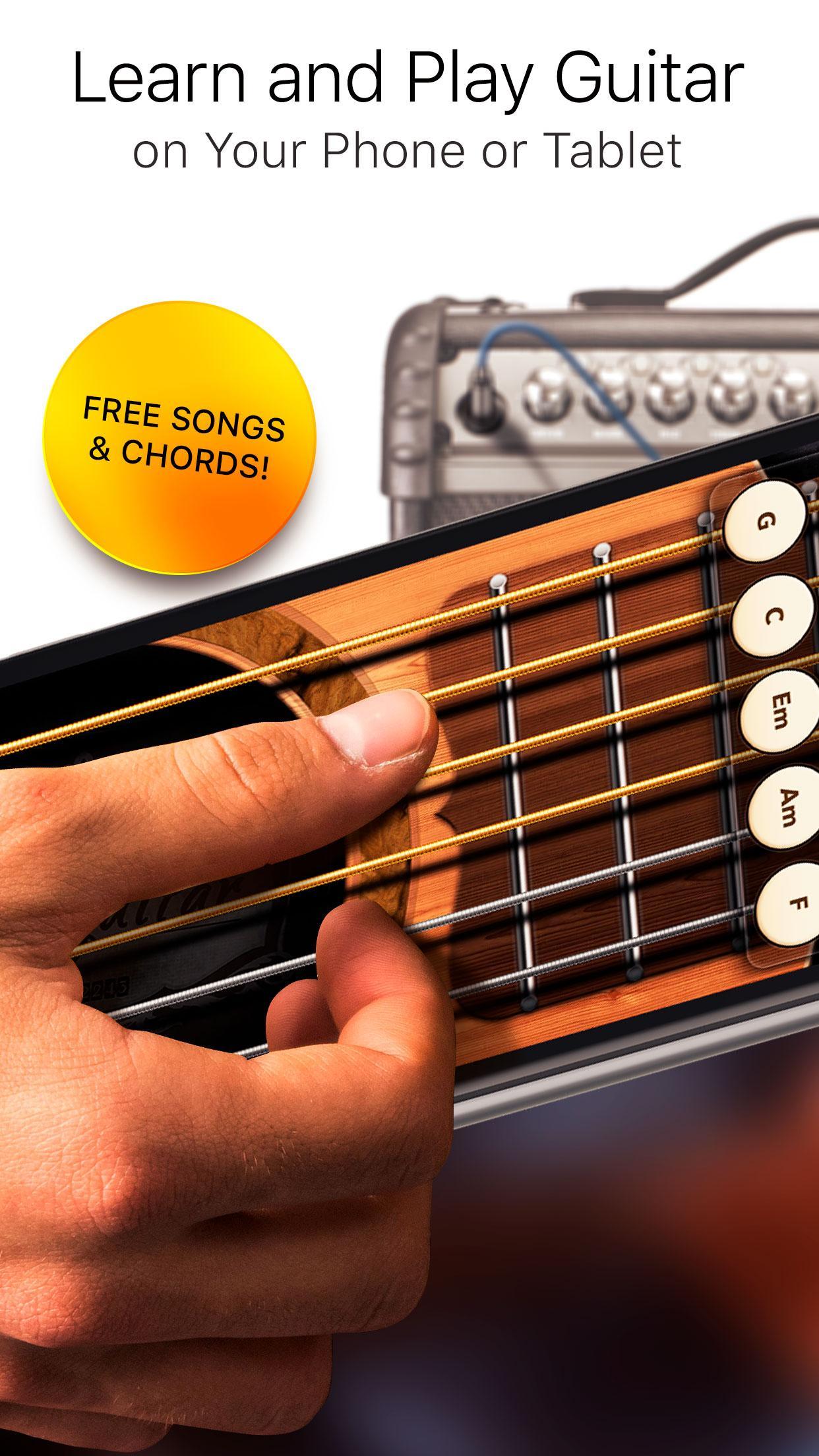 Real Guitar Free - Chords, Tabs & Simulator Games 3.31.0 Screenshot 1